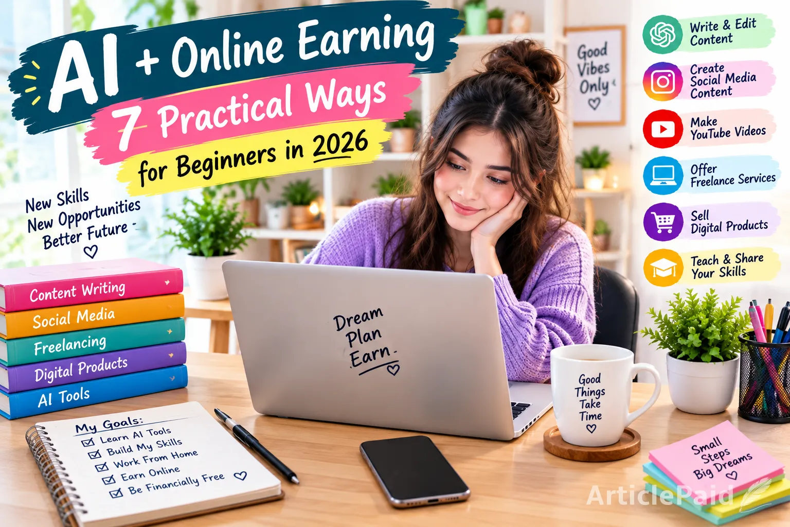7 Practical Ways To Make Money Online With Ai In 2026 A Beginner S Guide