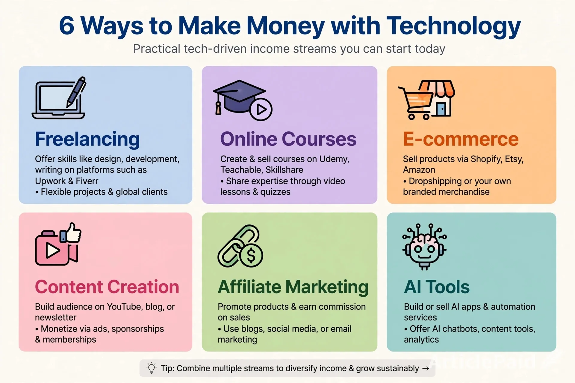 How To Make Money With The Use Of Technology