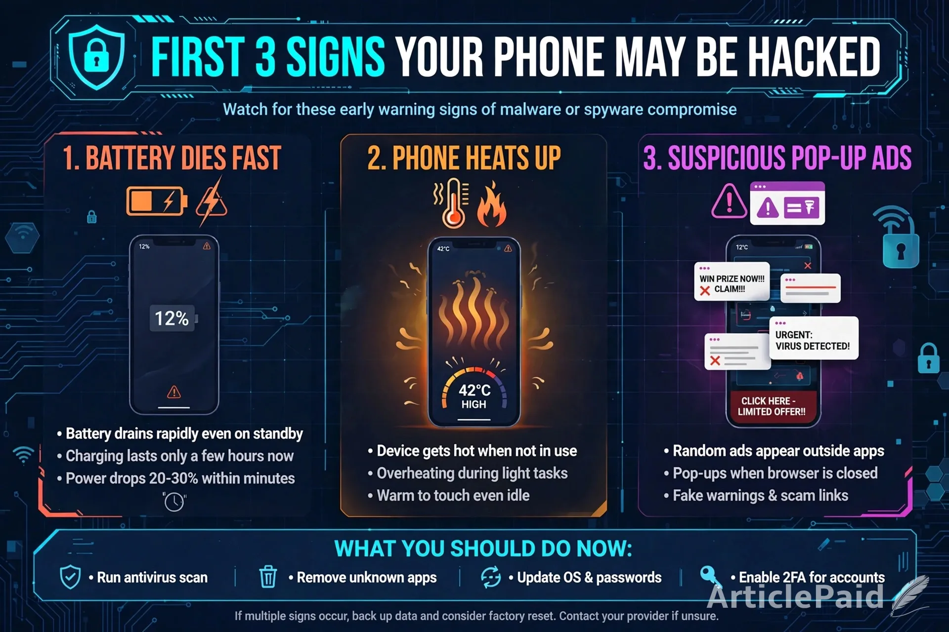 5 Signs That Your Phone Might Be Hacked What To Do About It