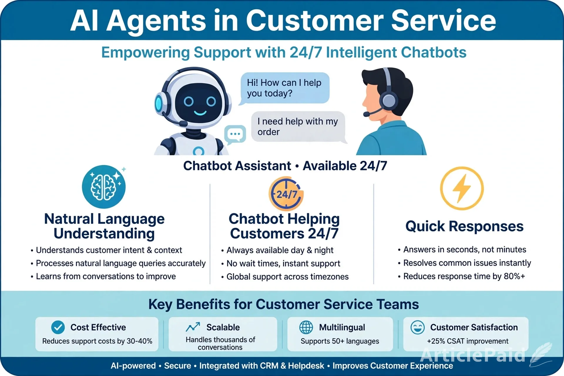 How Ai Agents Improve Customer Service Supply Chains And Other Business Proces