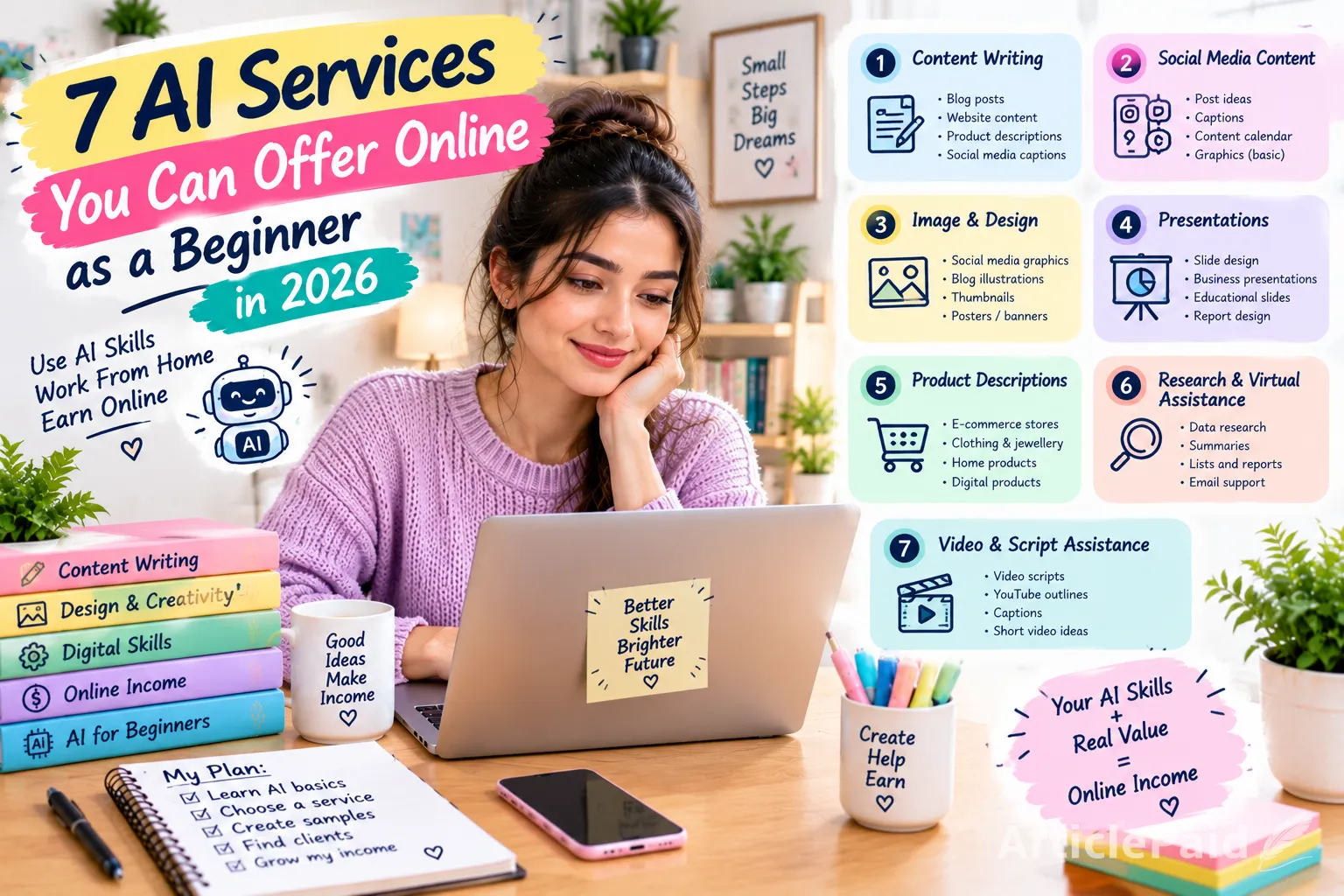 7 Ai Services You Can Offer Online As A Beginner In 2026