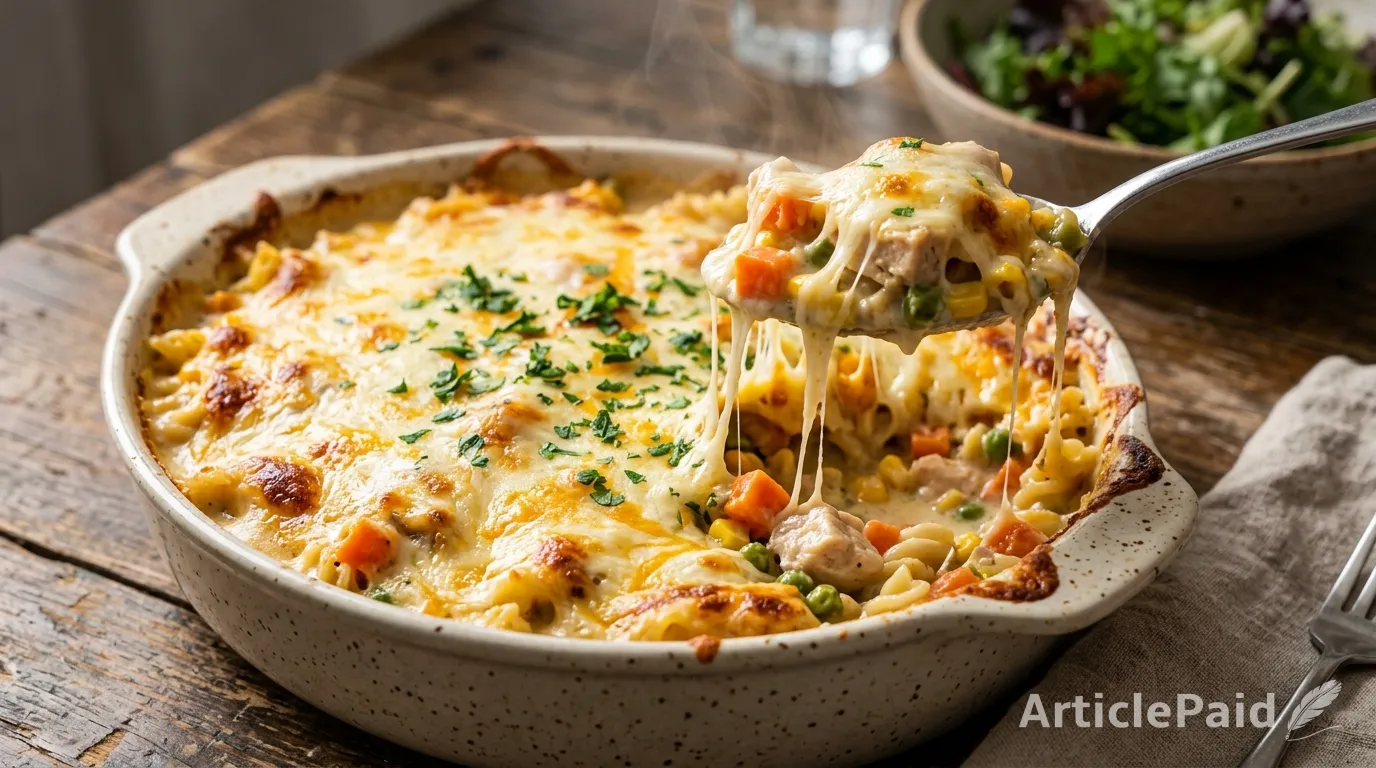 easy-cheesy-chicken-casserole-recipe-creamy-comforting-delicious