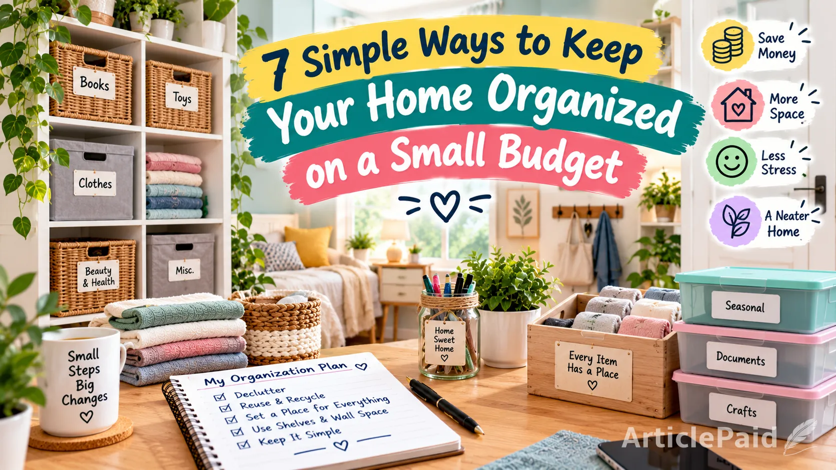7-simple-ways-to-keep-your-home-organized-on-a-small-budget